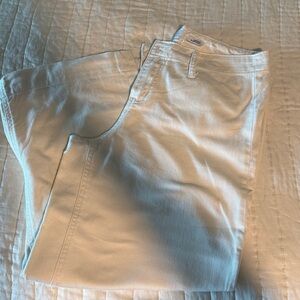 A New Day Cream Stretch, cropped length, and wide leg pants. size 8